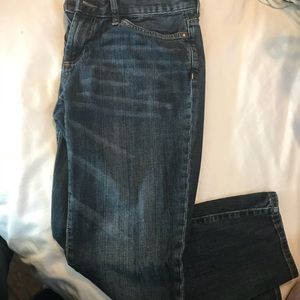 Eddie Bauer boyfriend Crop Jeans size 2